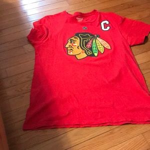 Men’s Reebok Chicago Blackhawks Jonathan Toews tee